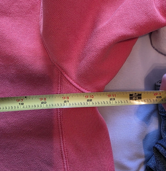 Champion Reverse Weave Orange Crop Hoodie Size M - Picture 6 of 8